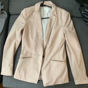 Blush colored H&M blazer